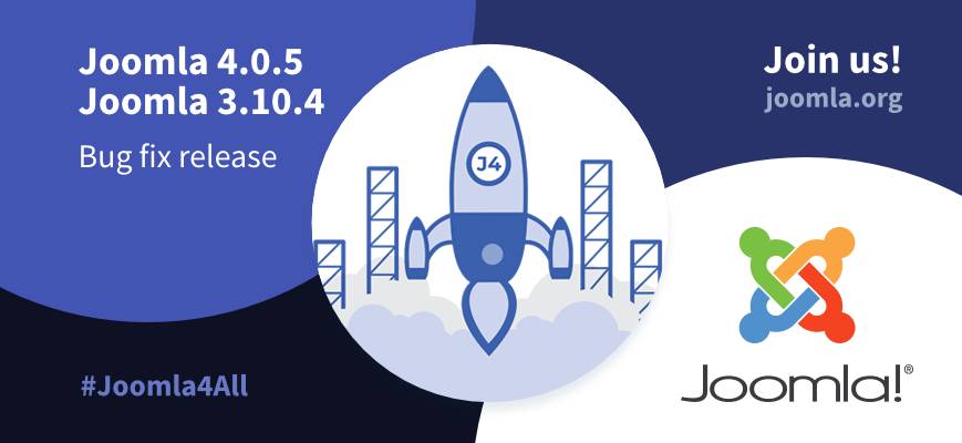 Joomla 4.0.5 ve Joomla 3.10.4 yayınlandı