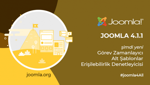 Joomla 4.1.1 ve 3.10.7 güvenlik sürümü yayınlandı